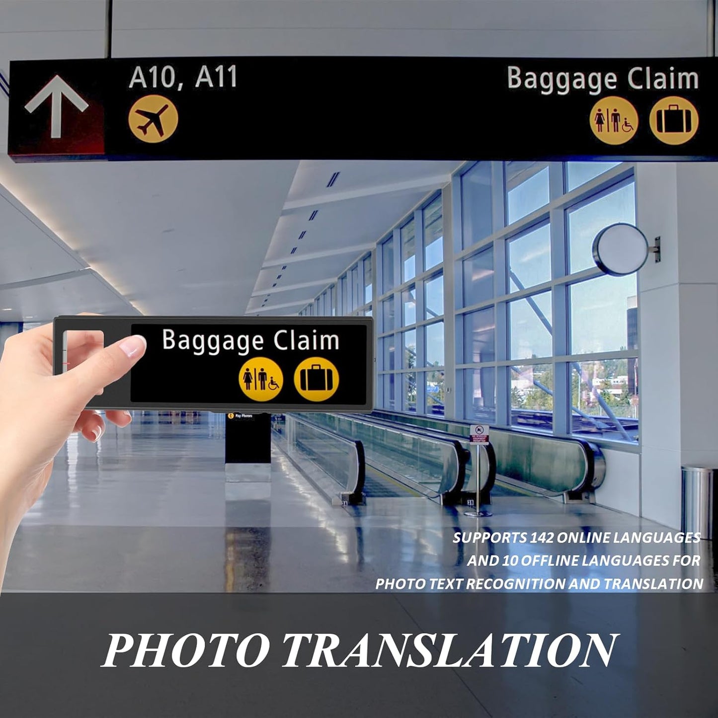 Translation Pen,Assistive Reading Pen for Dyslexia,142 Language Translator Pen,OCR Scanning Translation,Text to Speech/Online/Offline/Photo Translator,Language Learners,Travel, Business People 