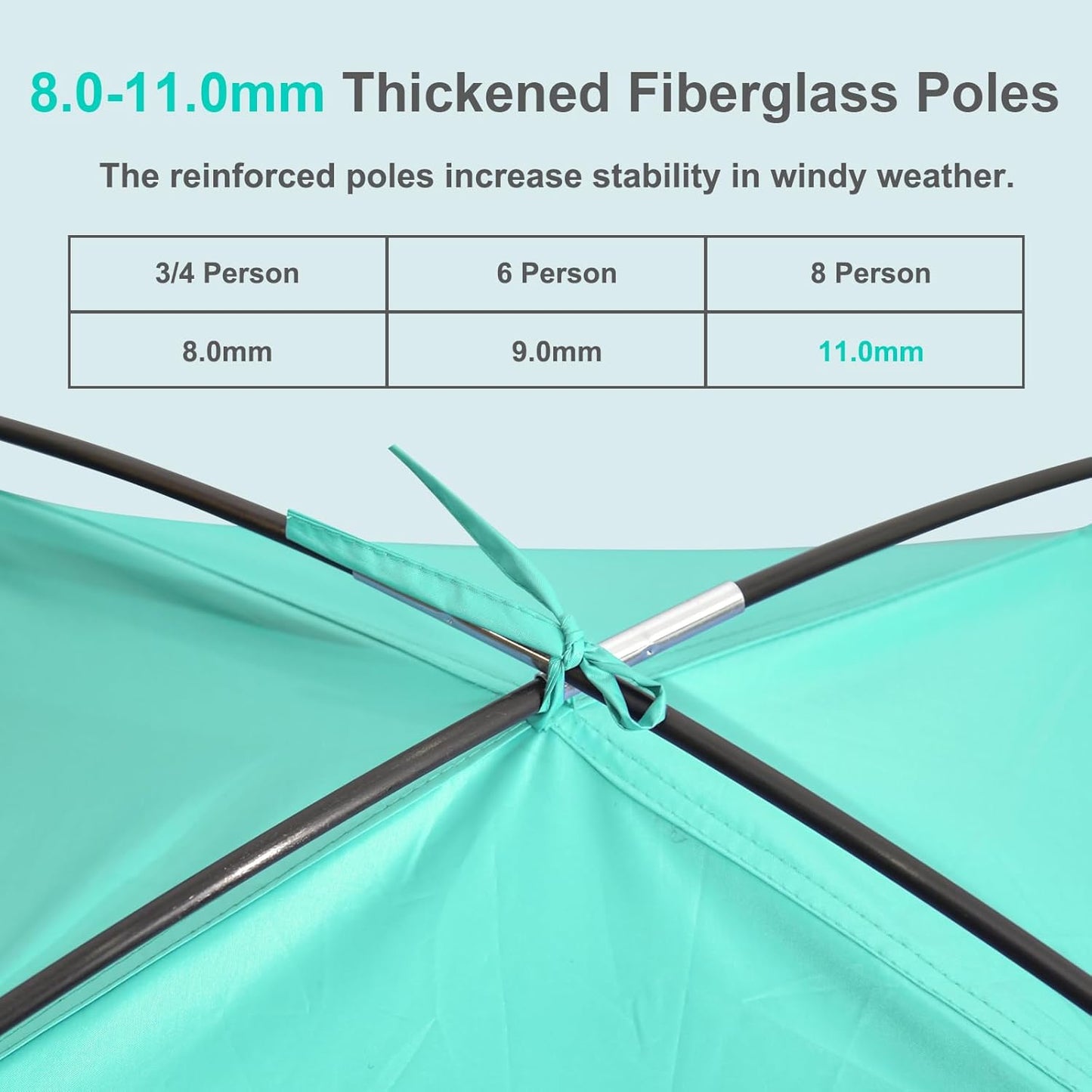 Gorich Beach Tent Sun Shelter for 3/4-5/6-7/8-10 Person with UPF 50+ UV Protection, Lightweight & Easy Setup Beach Shade Canopy, Portable Beach Shade Tent Beach Cabana
