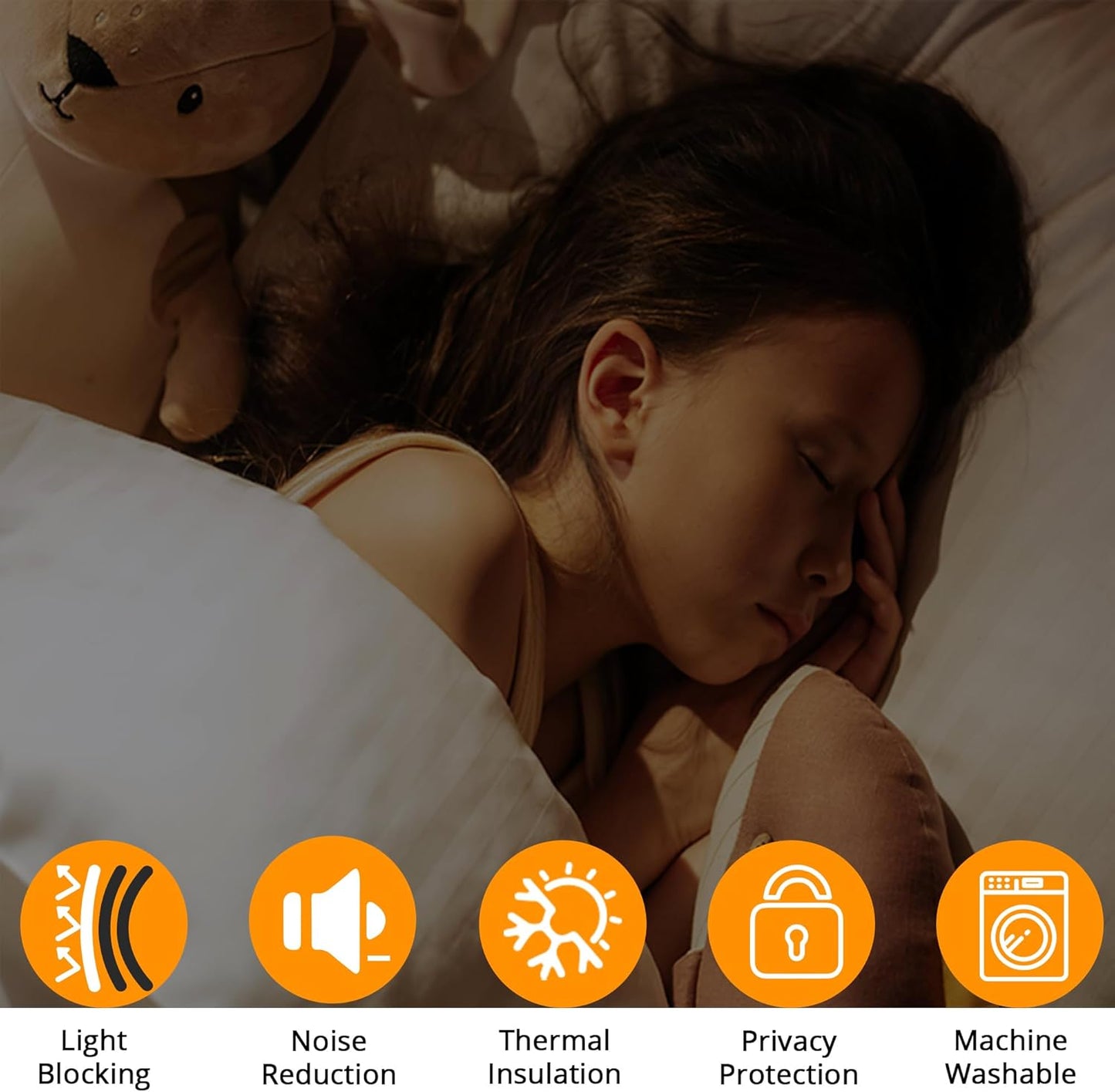 Kids Space Rocket Blackout Curtains - 100% Blackout, Thermal Insulated, Noise Reducing, Perfect for Kids Room and Nursery, 2 Panels (Future Explorer Rockets, W52×L63)