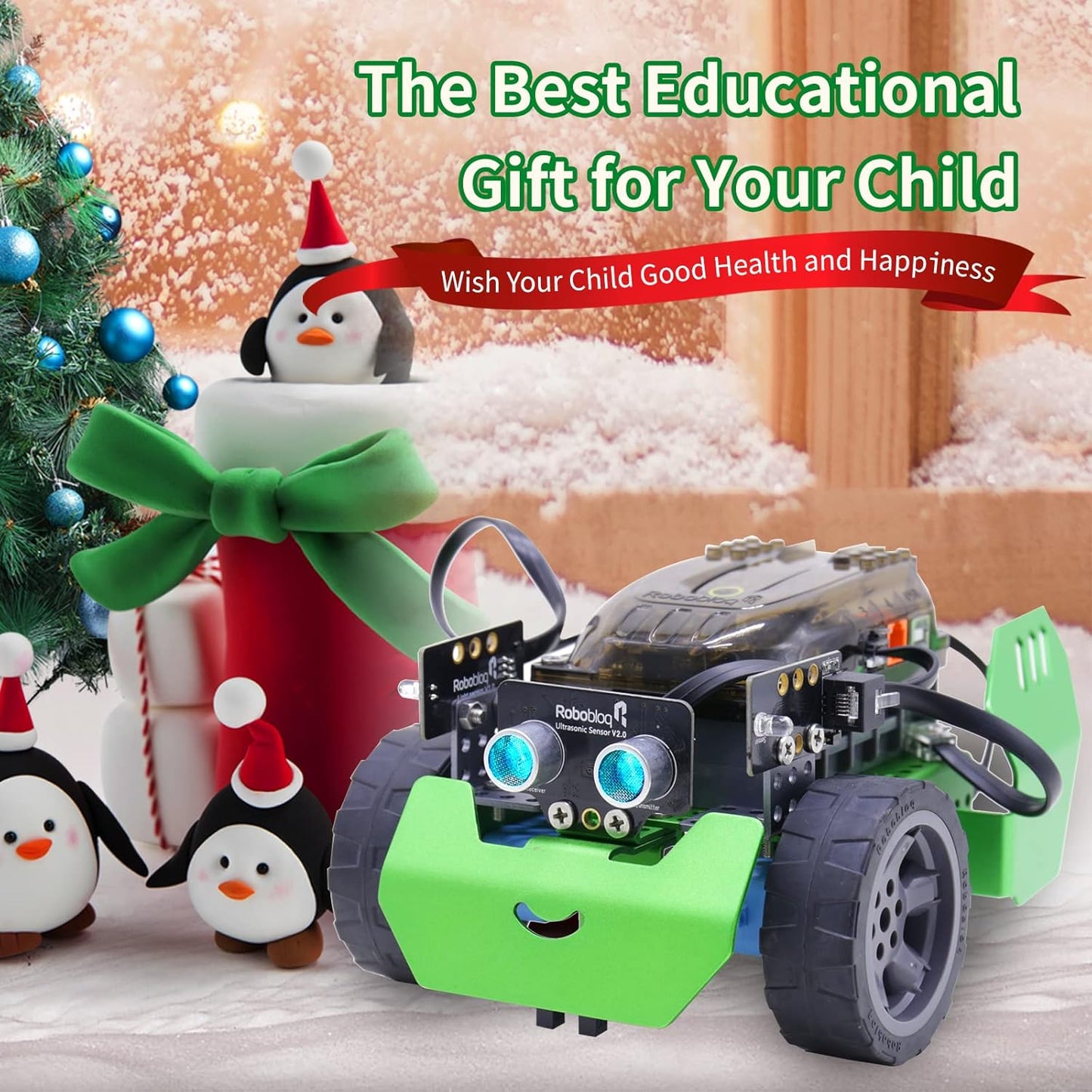 Q-Scout STEM Projects for Kids Ages 8-12, Coding Robot, Learn Robotics, Electronics and Programming Based on Scratch, Arduino and Python, Learning & Education Toys, Gifts for Boys and Girls