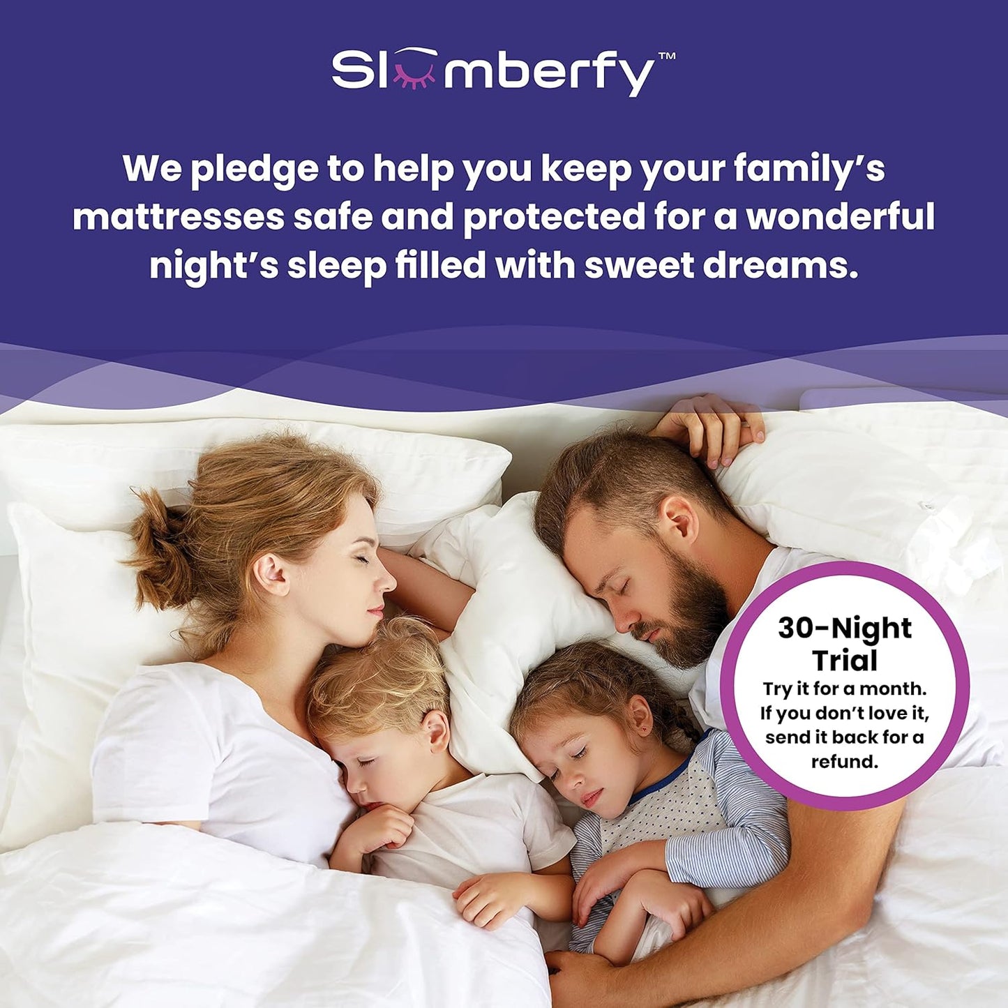 Twin XL Size Waterproof Viscose Made from Bamboo Mattress Encasement by Slumberfy - Premium Skin-Safe Mattress Protector with 360° EZ Zipper, Bed Bug, Zippered Encasement (39x80 in)