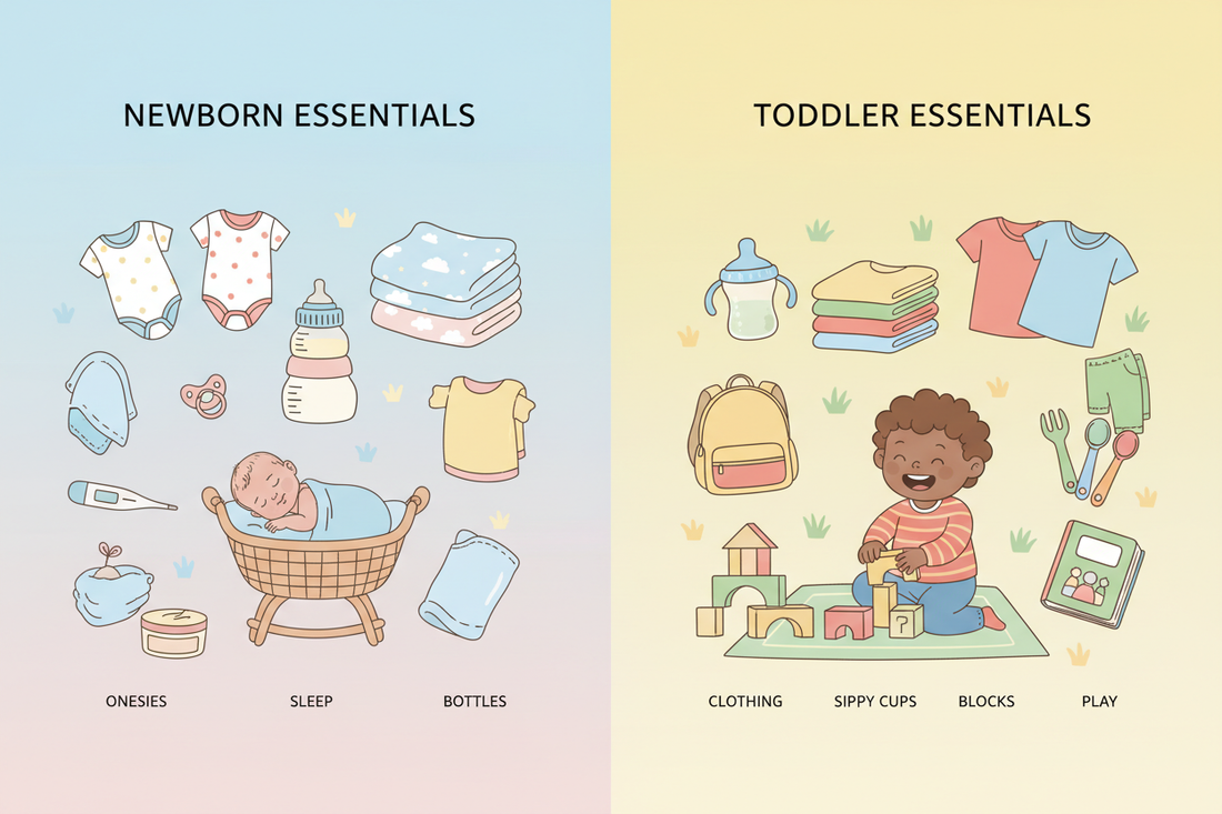 Expert Tips: Buying for Newborn vs. Toddler Needs