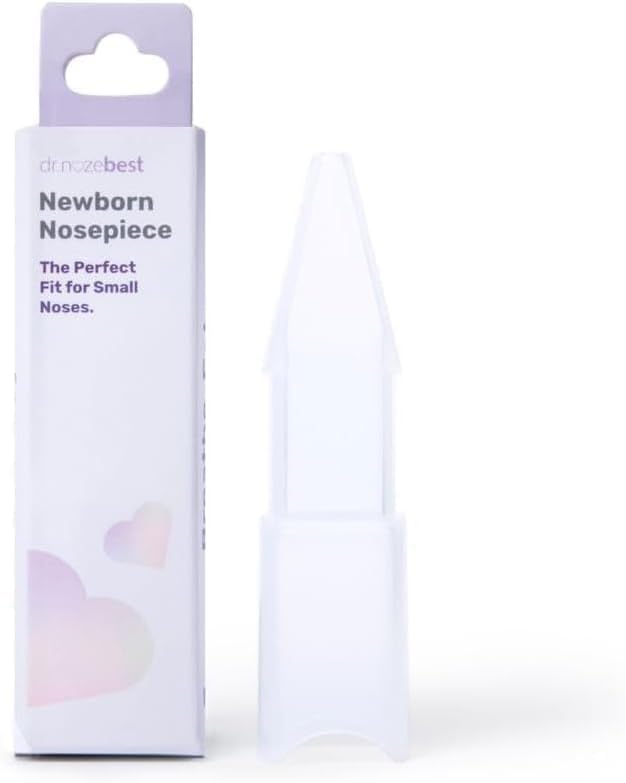 Dr. Noze Best Baby’s First Year Bundle | Pediatrician-Designed Electric Baby Nasal Aspirator with Newborn Nosepiece & 40 Filters | Baby Registry Essential for Congestion Relief