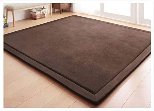 V-mix Children's Plush Foam Play Rug for Baby, Toddler, and Kids - Cushy Soft & Thick Hypoallergenic, Non-Toxic, Reversible Exercise & Yoga Mat