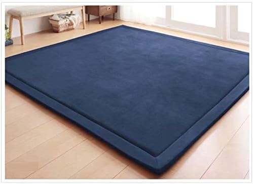 Baby Play Mat, V-mix Handmade Weaving Plush Foam Play Crawling Rugs for Baby, Toddler, Children, Yoga Mat, Exercise Mat Cushy-Soft & Thick Hypoallergenic, Non-Toxic, Reversible