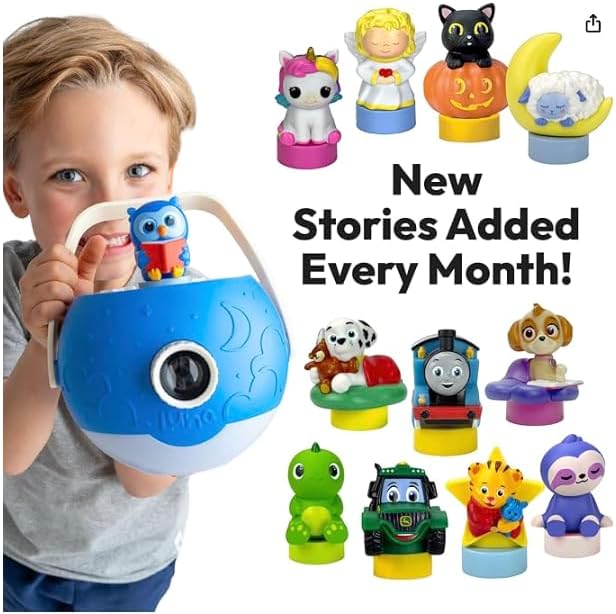 Daniel Tiger Figurine Cartridge – Projects 5 Daniel Tiger Neighborhood Stories and 5 Songs, Over 30 Minutes of Audio Content | Gift and Toy for Ages 3+