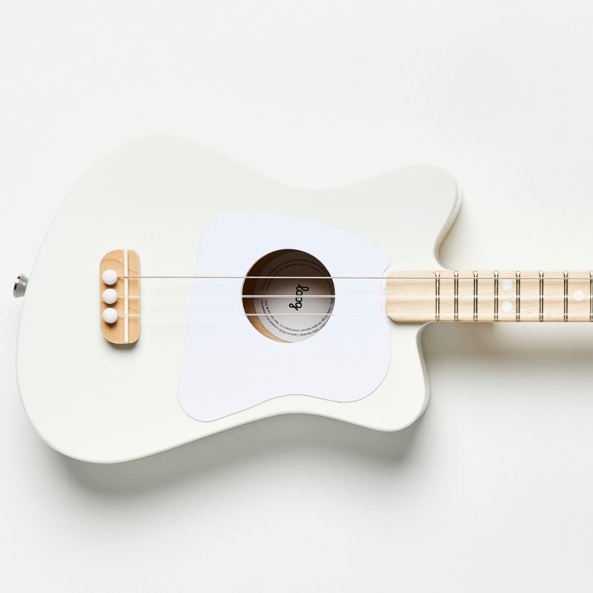 Loog Mini Acoustic kids Guitar for Beginners 3-strings Ages 3+ Learning app and lessons included