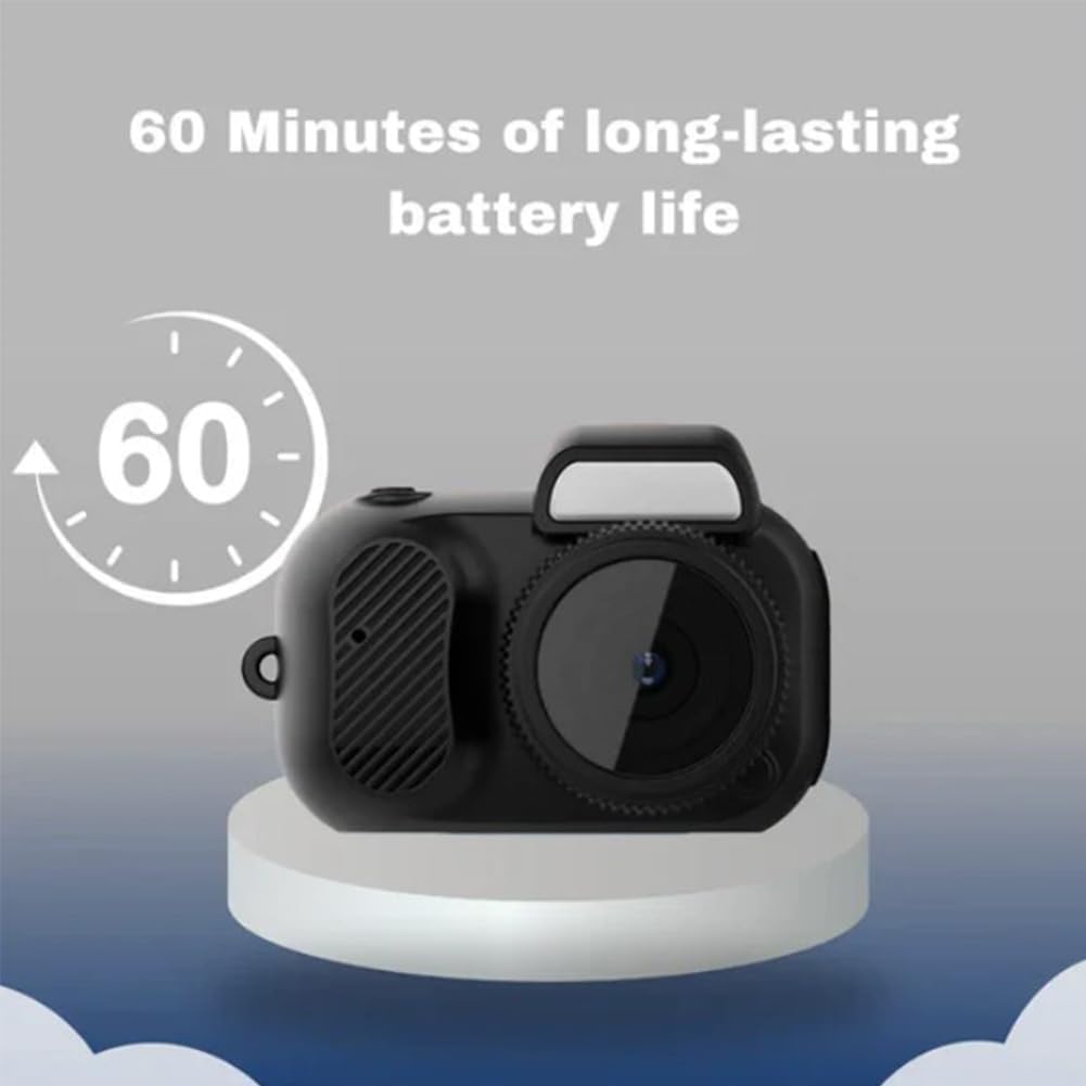 Keychain Camera, World's Smallest 1080P Hd Mini Camera llavero,Keychain Photo/Video Camera, Retro Portable Mini，100 Mins Battery Life, for Students, Kids (No Memory Card)