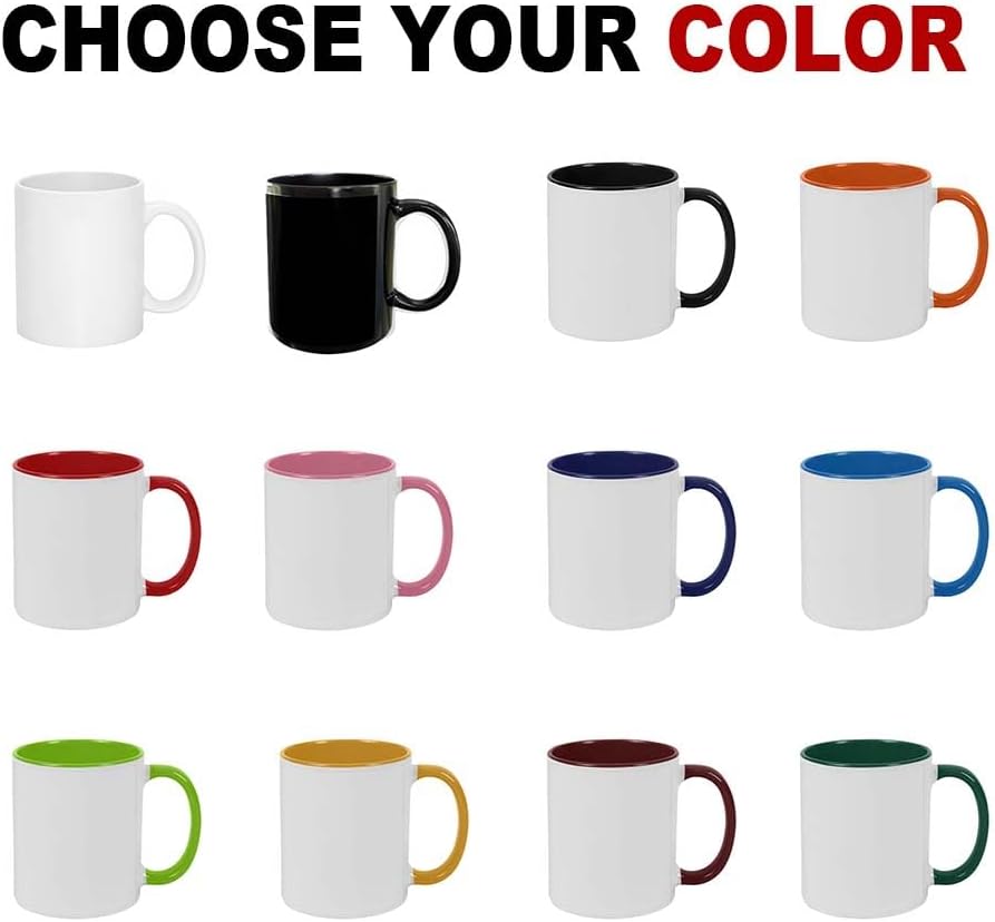 Custom Mug, Customized Photo Coffee Mug, Personalized 11 Oz Ceramic Mug with Photo, Taza Personalizadas for Men Women Family