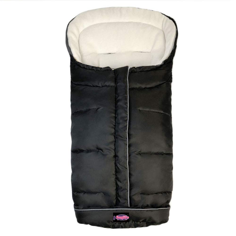 Go 3-Seasons Water Repellent Stroller Footmuff, Baby Cozy Toe Pushchair Sleeping Bag Toddler,Winter Outdoor Tour Stroller Bunting Bag