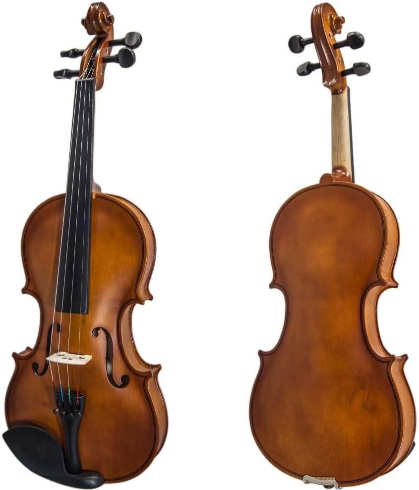 Paititi 1/2 Size Artist-100 Student Violin Starter Kit with Brazilwood Bow Lightweight Case, Shoulder Rest, Extra Strings and Rosin