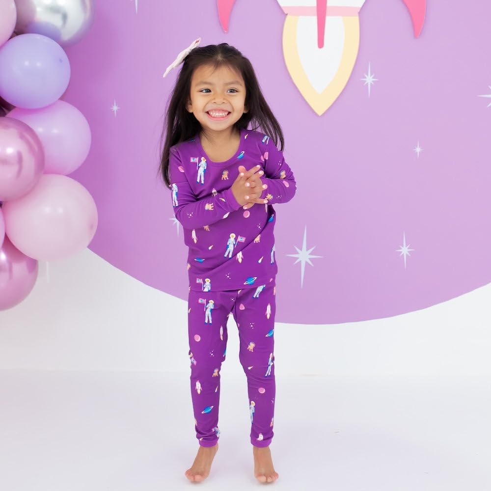 KYTE BABY Toddler Pajama Set - Pjs for Toddlers Made of Soft Bamboo Rayon Material