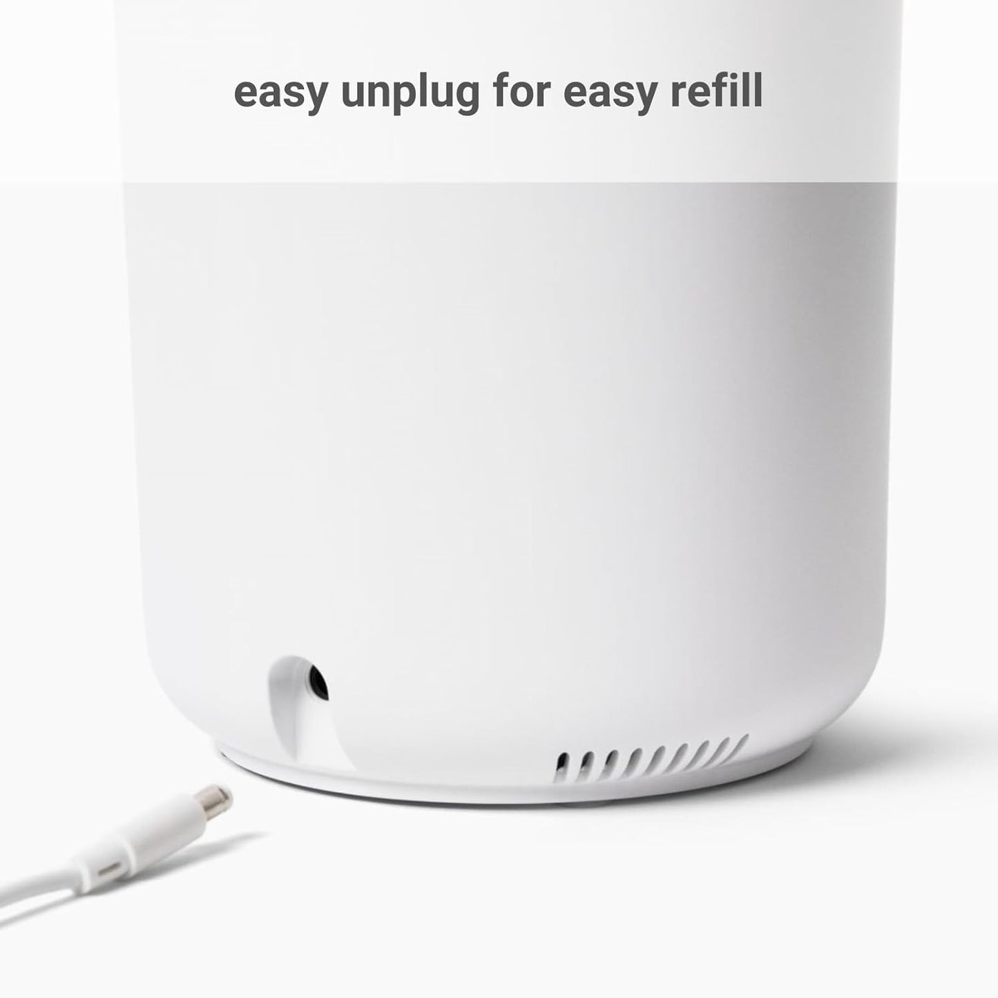 Hey Dewy Wellness Humidifier - for home, office, bathroom spa, or bedroom, with cool utrasonic mist hydration (Sand)
