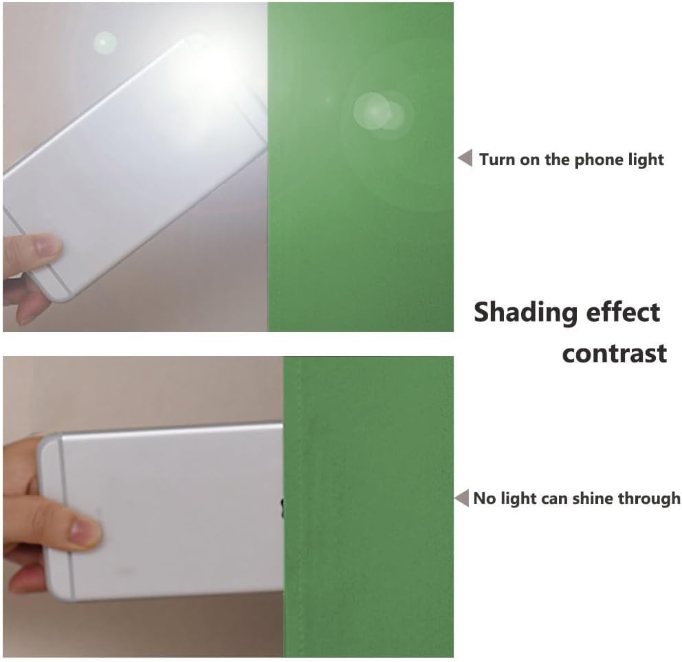 NICETOWN Total Shade Curtains and Draperies, Forest Green, Package of 2, 62 inches Wide x 95 inches, LongHeavy-Duty Full Light Shading Drapes with Black Liner Backing for Villa/Hall/Dorm Window