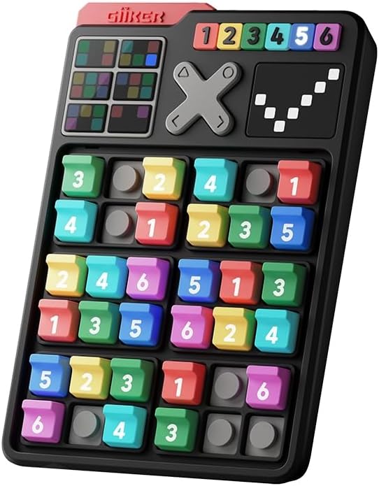 GiiKER Smart Sudoku Puzzle Games, Original 2500 Challenges Sudoku for Kids, Brain Teaser Puzzle for Kids, Travel Games Birthday Gifts for Boys Girls, Easter Basket Stuffers Toys for All Ages