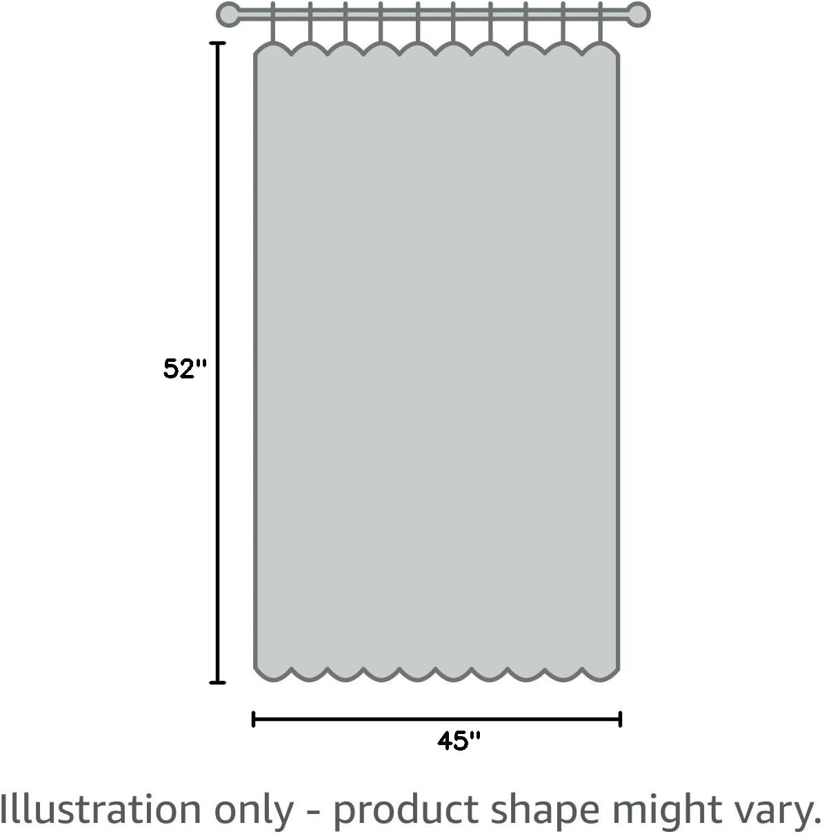 NICETOWN Blackout Sage Green Curtains for Cafe 45 inch Length - Grommet Room Darkening Sound Reducing Solid Curtains and Drapes for Small Windows, W52 x L45, 2 Panels