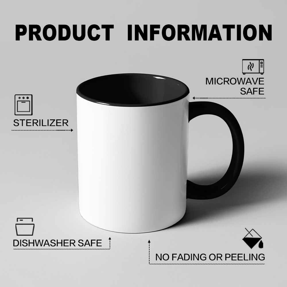 Custom Mug, Personalized Birthday Coffee Mug, Customized 11 Oz Ceramic Mug with Text, Taza Personalizadas for Men Women