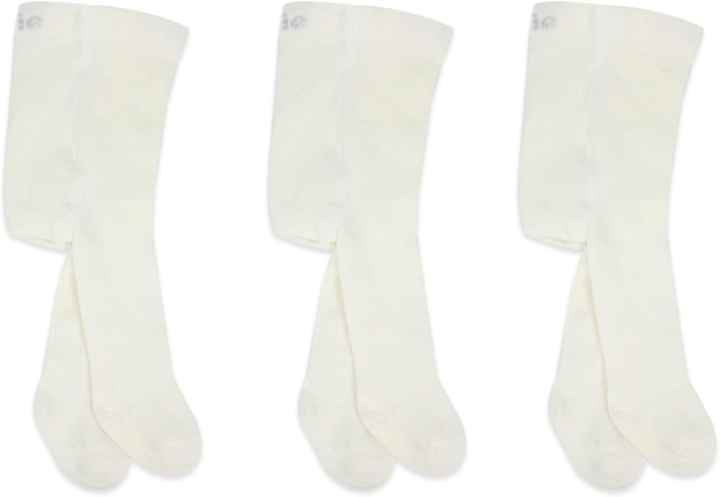 bistyle Baby Girls Tights Thick Leggings Soft | Warm Organic Cotton Stockings Pantyhose | Newborn Infant Toddler 3 Pack