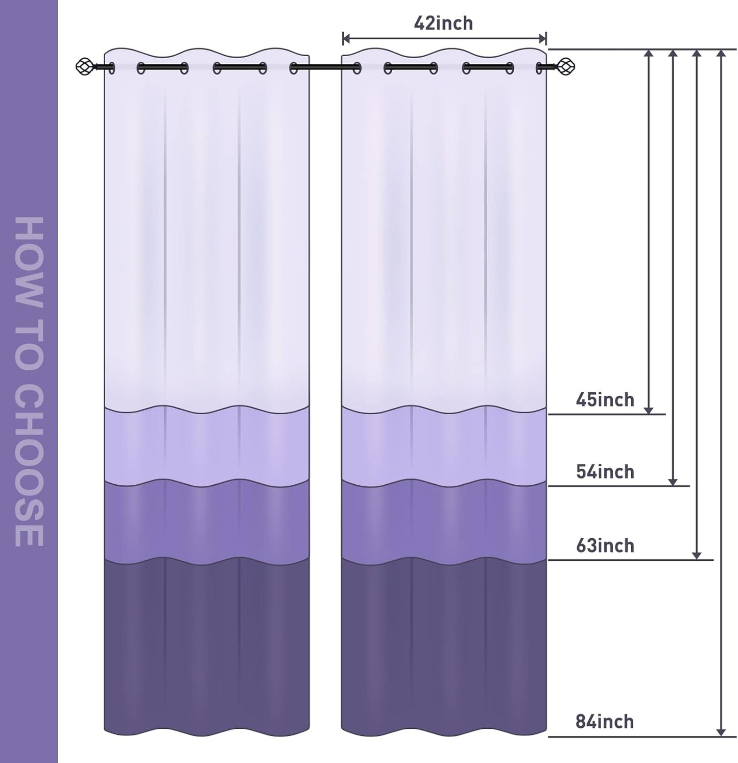 Aimego Galaxy Blackout Curtains Outer Space Universe Nebula Starry Sky Solar Planet Window Drapes Decor for Bedroom Living Room Grommet Top Room Darkening Curtains 2 Panel Set, 42"X63"
