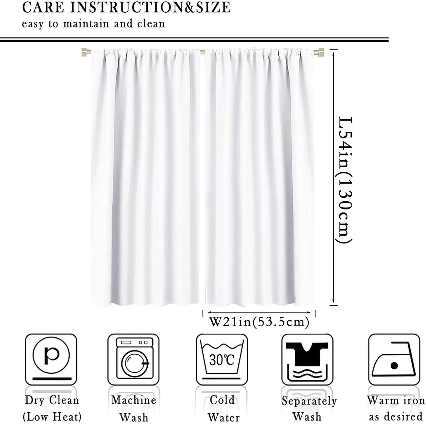 Kids Dinosaur Curtains for Boy Girl Bedroom Decor Cartoon Dino Colorful Cute Funny Animal Wildlife Printed Blackout Rod Pocket Window Drapes for Baby Nursery Playroom Living Room W21xL54in 2 Panels