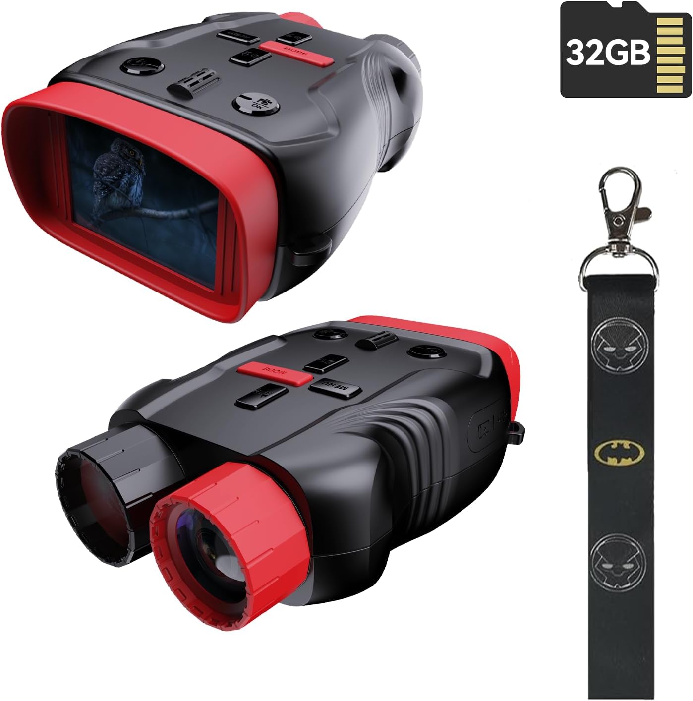 Night Vision Goggles for Kids Gifts with 32GB Card,Birthday Ideas Present 5X Zoom Kids Camera Night Vision Binoculars