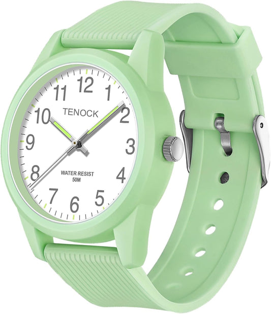 Kids Analog Watches for Girls Boys Watches with Soft Band Learning Time 50M Waterproof Children Watch Easy to Read for Ages 4-12 Kids Gift