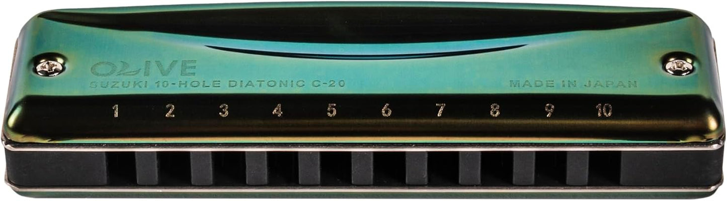 Suzuki Harmonica Olive-Bb