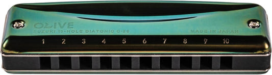 Suzuki Harmonica Olive-Bb