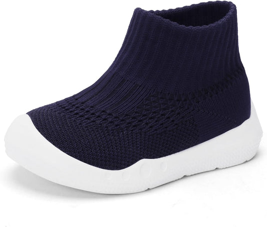 Engtoy Baby Shoes & Socks - Non-Slip Breathable Slippers with Soft Rubber Sole - Baby Boys & Girls Slip On Sneakers