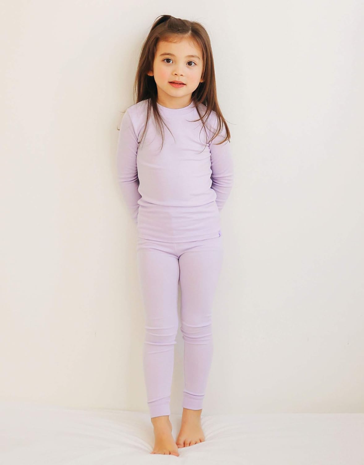 VAENAIT 6M-12Y Toddler Kids Girls Boys Soft Comfy Modal Tencel Solid Raglan Sleepwear Pajamas Pjs 2pcs/4pcs Set