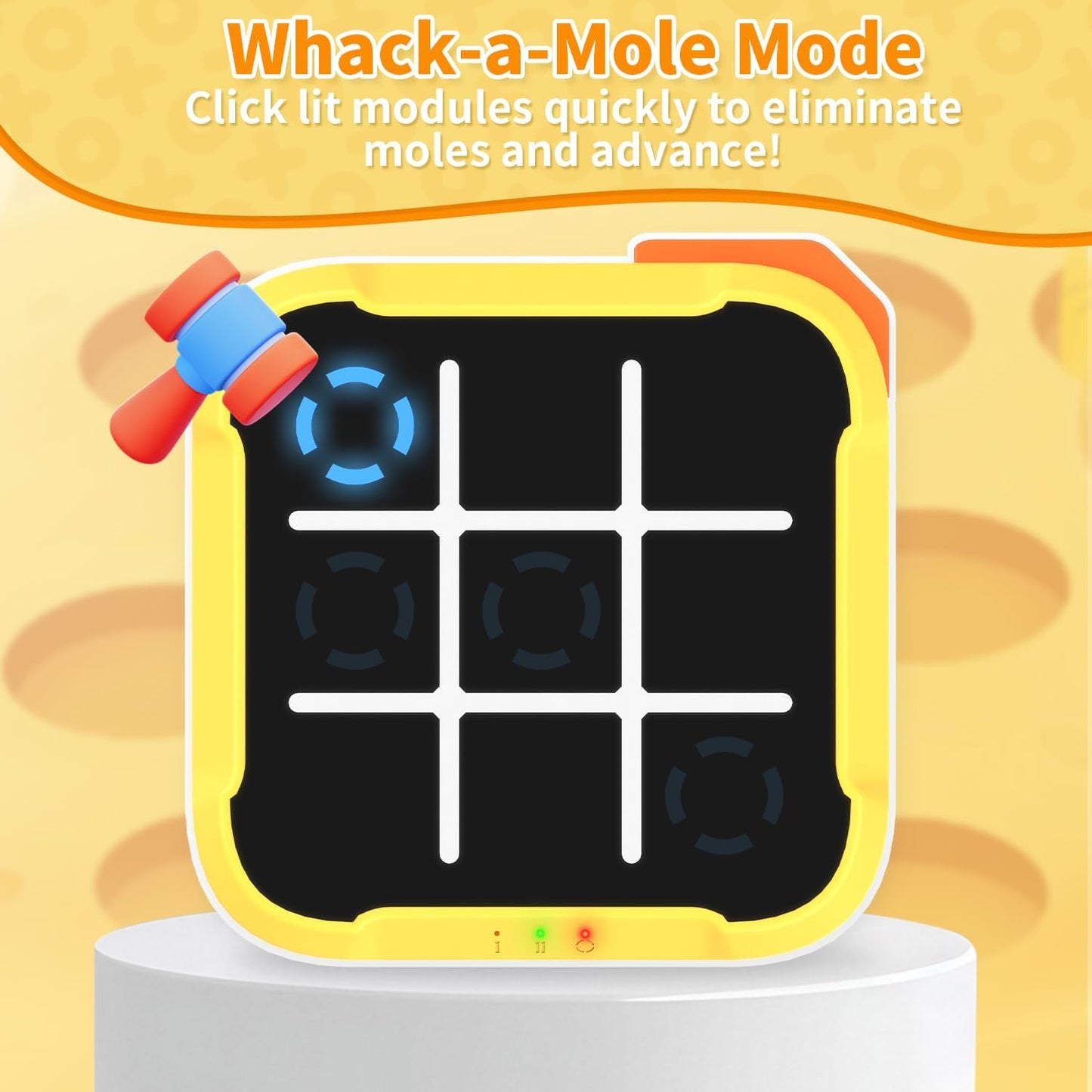 Tic Tac Toe Bolt Game 4-in-1 Handheld Portable Electronic Toy, Educational Board Games Puzzle for Kids and Adults, Perfect for Travel, Road Trips, and Birthday Gifts - Fun Memory Game