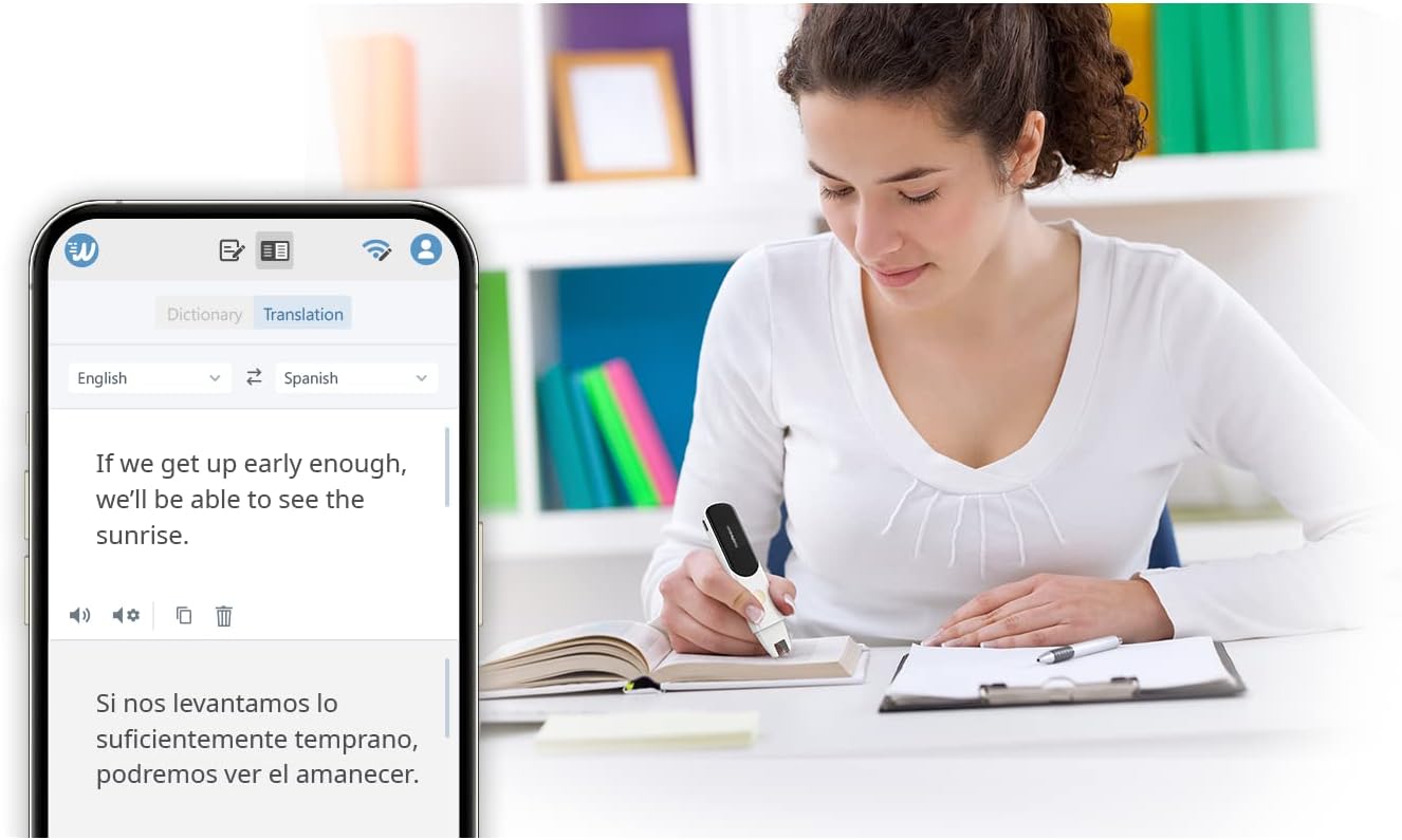 PenPower WorldPenScan Wi-Fi | OCR Pen Scanner | Reader Mode | Text to Speech for Dyslexia | Windows, Mac, Chromebook, iOS & Android