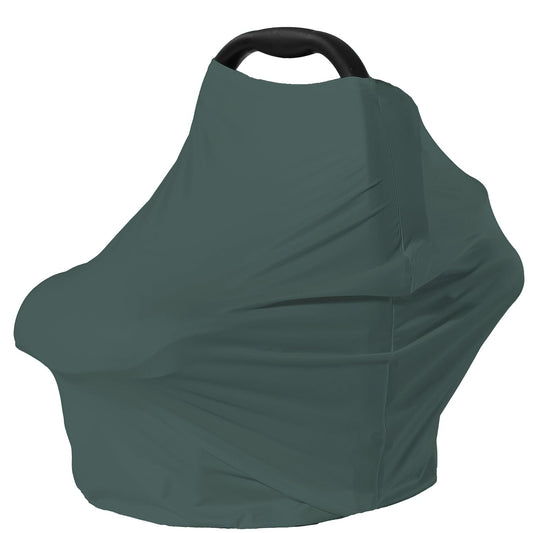 Car Seat Cover Baby for Nursing, Baby Breastfeeding Cover Carseat Canopy Covers, Solid Color Multi-use Nursing Cover for Babies (Roman Green)