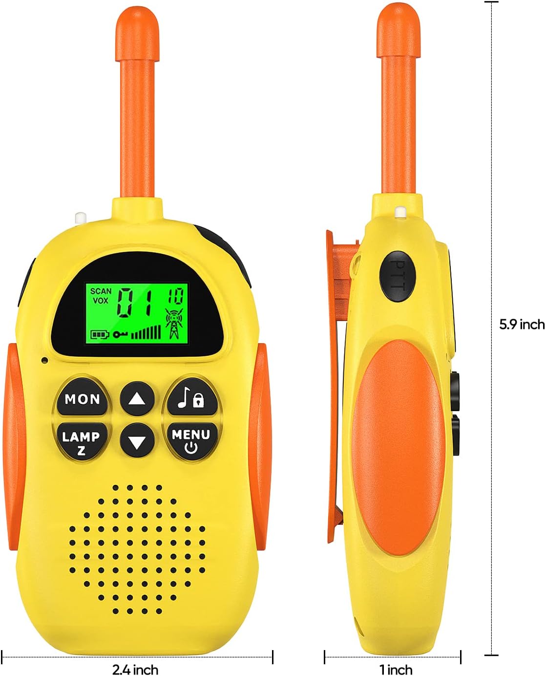 Walkie Talkies for Kids Rechargeable 3 Pack Kids Walkie Talkies, Long Range 22 Channels 2 Way Radio Kids Birthday Toy Gift for 3-12 Year Old Boys Girls Outdoor Adventures Camping Hiking