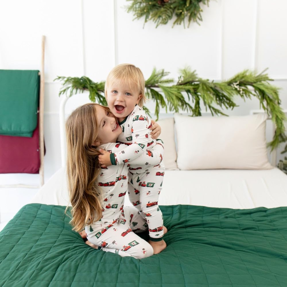KYTE BABY Toddler Pajama Set - Pjs for Toddlers Made of Soft Bamboo Rayon Material