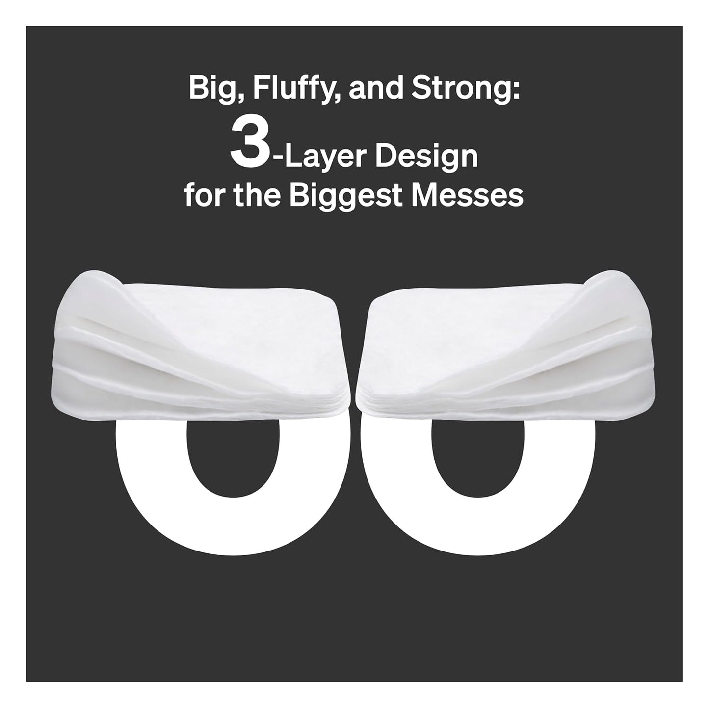 Baby Cotton Pads for Diaper Change by LoveNoobs, 60 Count, Ultra Soft 100% Organic Extra Large Cotton Pads for Baby Sensitive Skin, Lint-Free, Premium Jumbo Size, GOTS Certified