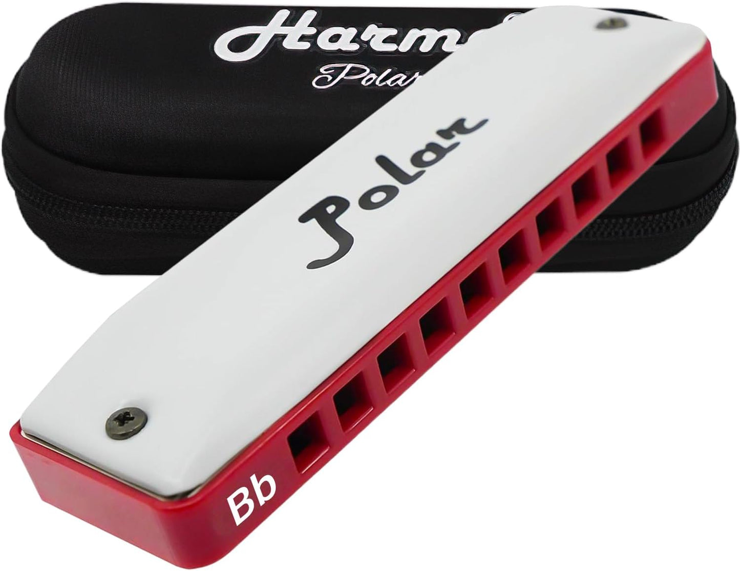 Harmo Polar Natural Minor Harmonica Key of Bb - Specialized for Natural Minor Blues, Jazz, Rock, Folk, & Pop, Mouth Organ With Case, Phosphor Bronze Reeds, Harmonica for Beginners & Professionals