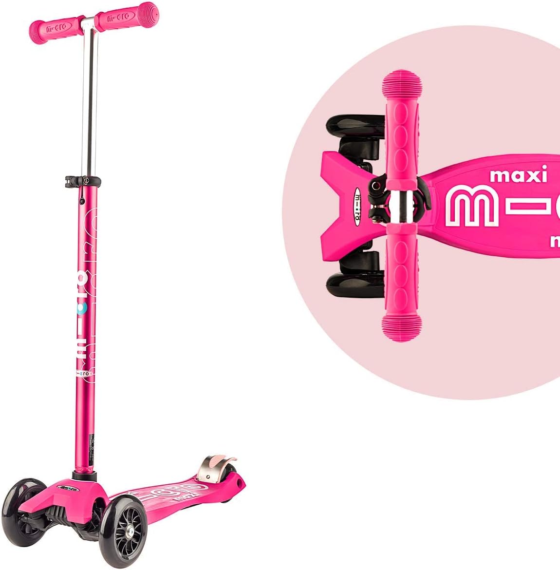 Micro Kickboard - Maxi Deluxe 3-Wheeled, Lean-to-Steer, Swiss-Designed Micro Scooter for Kids, Ages 5-12