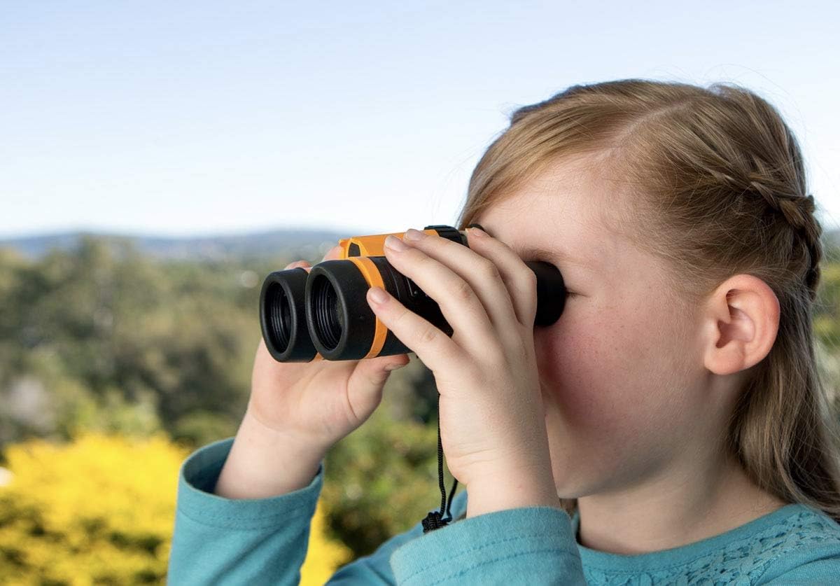 Adventure Kidz Outdoor Exploration Kit, Children’s Binoculars, Flashlight, Compass, Fox Whistle, Magnifying Glass, Backpack. Great Gift Set for STEM, Pretend Play, Ages 3+ Boys Girls