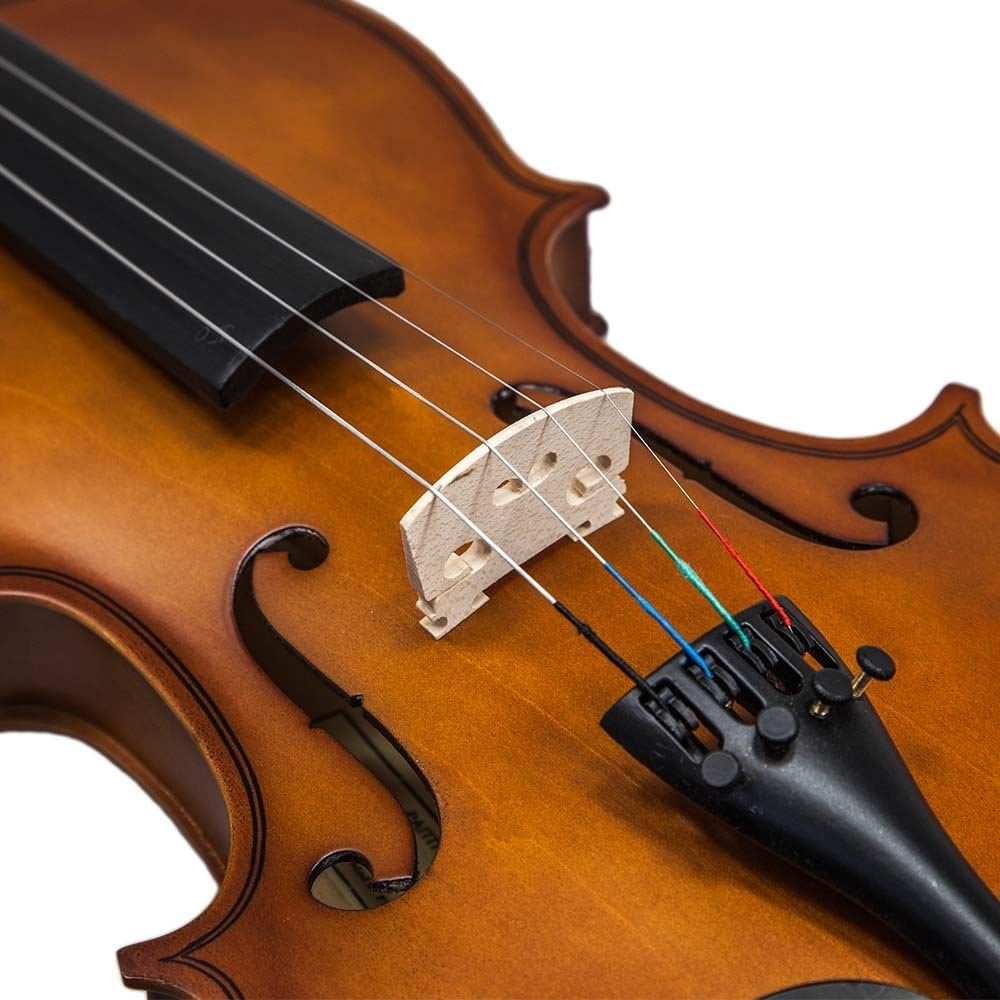 Paititi 1/2 Size Artist-100 Student Violin Starter Kit with Brazilwood Bow Lightweight Case, Shoulder Rest, Extra Strings and Rosin