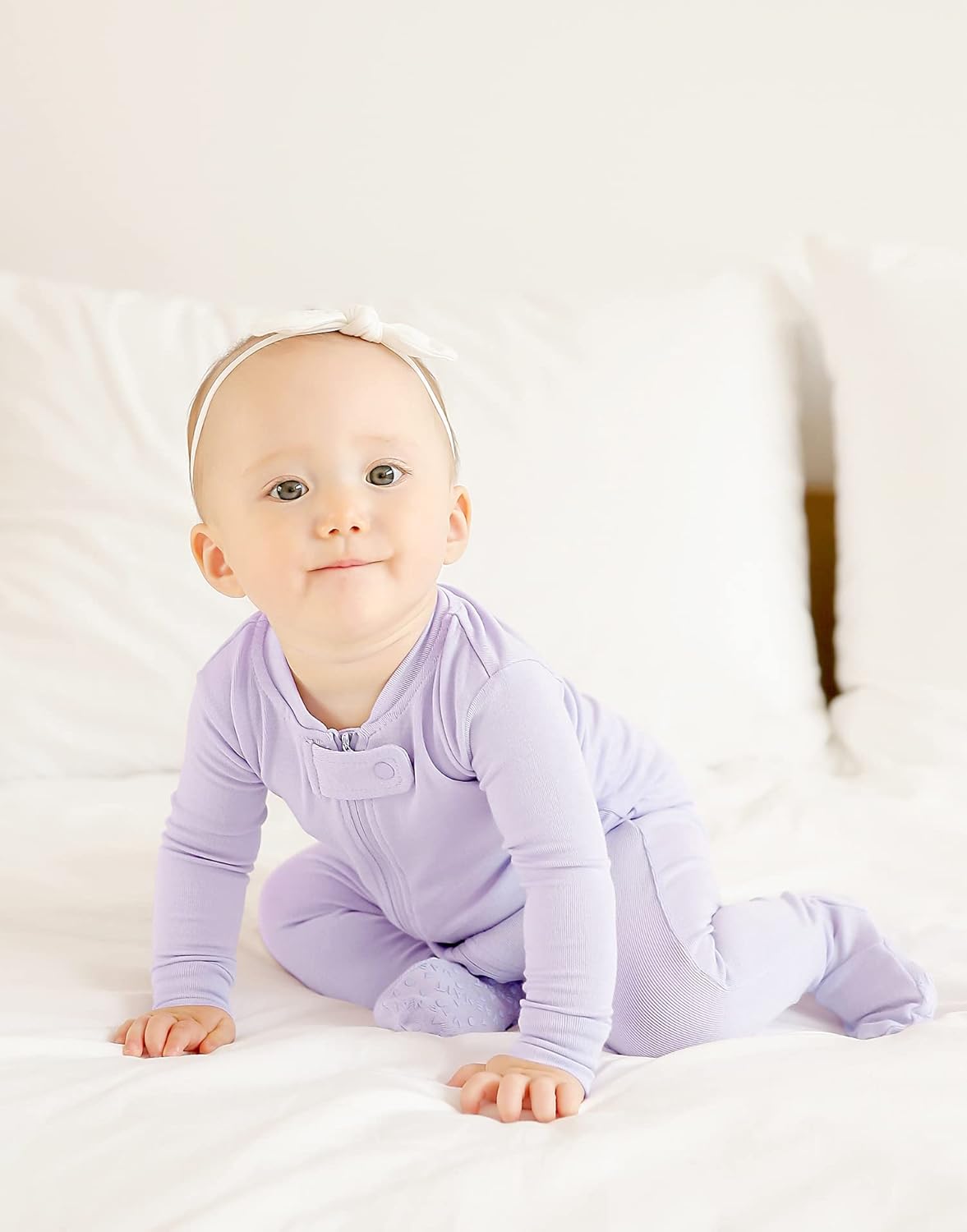 VAENAIT BABY Infant Toddler Boys Girls Footed One-Piece Sleep and Play Premium Modal Pajamas 1-2 Pieces