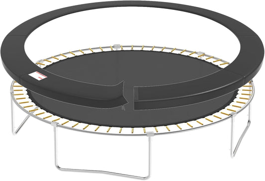 Trampoline Spring Cover, 10ft/12ft/14ft/15ft/16ft Trampoline Replacement Safety Pad, Waterproof Trampoline Accessories Pad for Round Frame