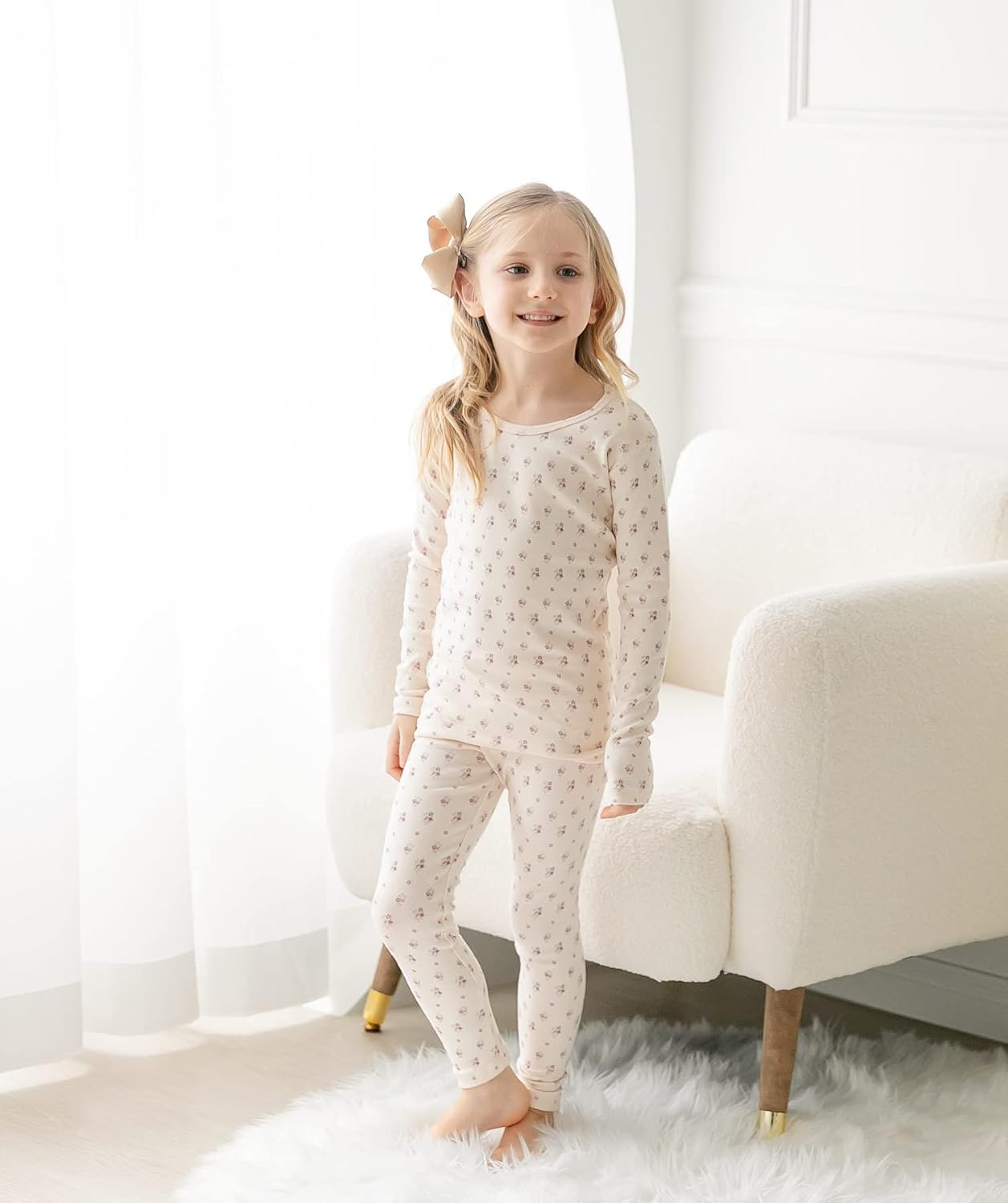 AVAUMA Baby Boys Girls Pajama Set 6M-7T Kids Cute Toddler Snug fit Pattern Design Pjs Cotton Sleepwear