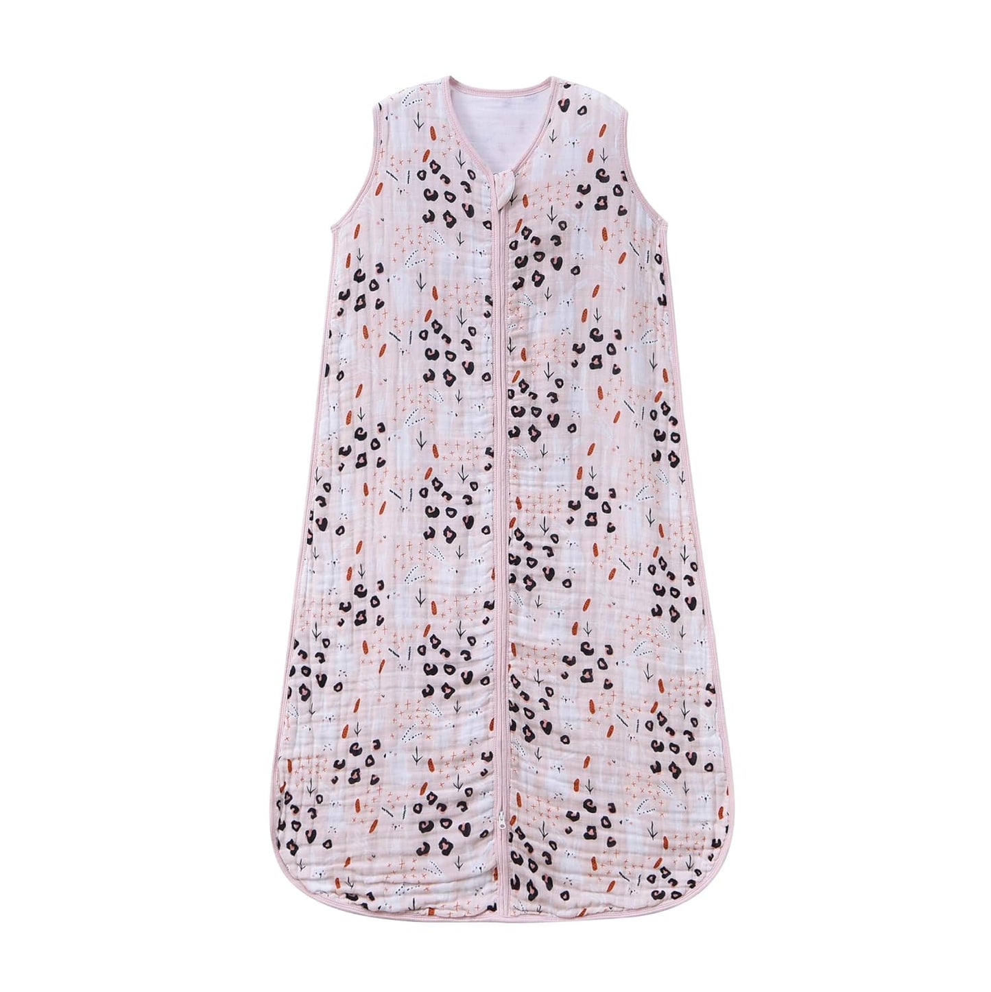 Baby Sleep Sack 2-4 T Boys & Girls Wearable Blanket 100% Organic Cotton 0.5 TOG Toddler Sleep Sacks 2- Way Zipper X-Large Pink Bunny