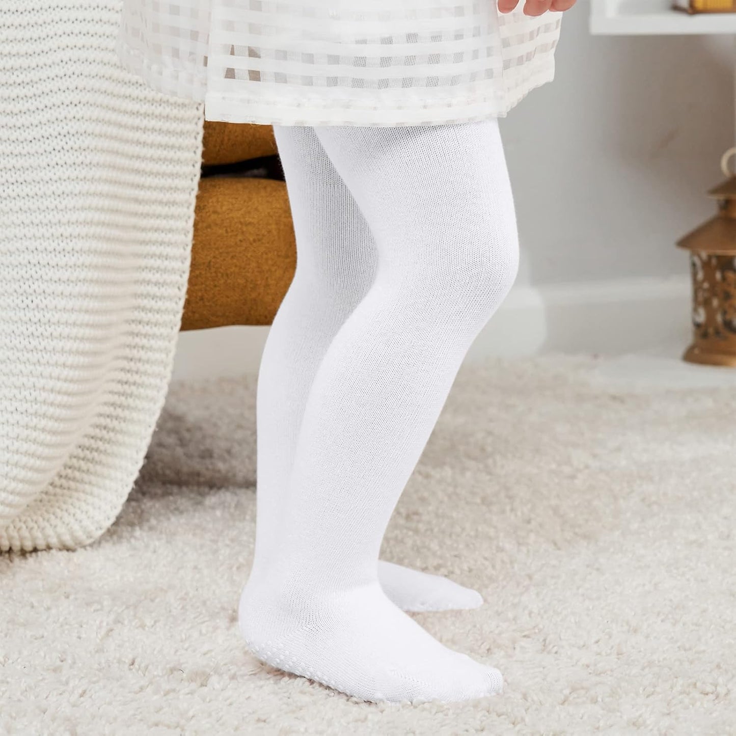 American Trends Baby Tights Non Slip Skid Baby Girl Tight Toddler Stocking Pants Cable Knit Infant Leggings