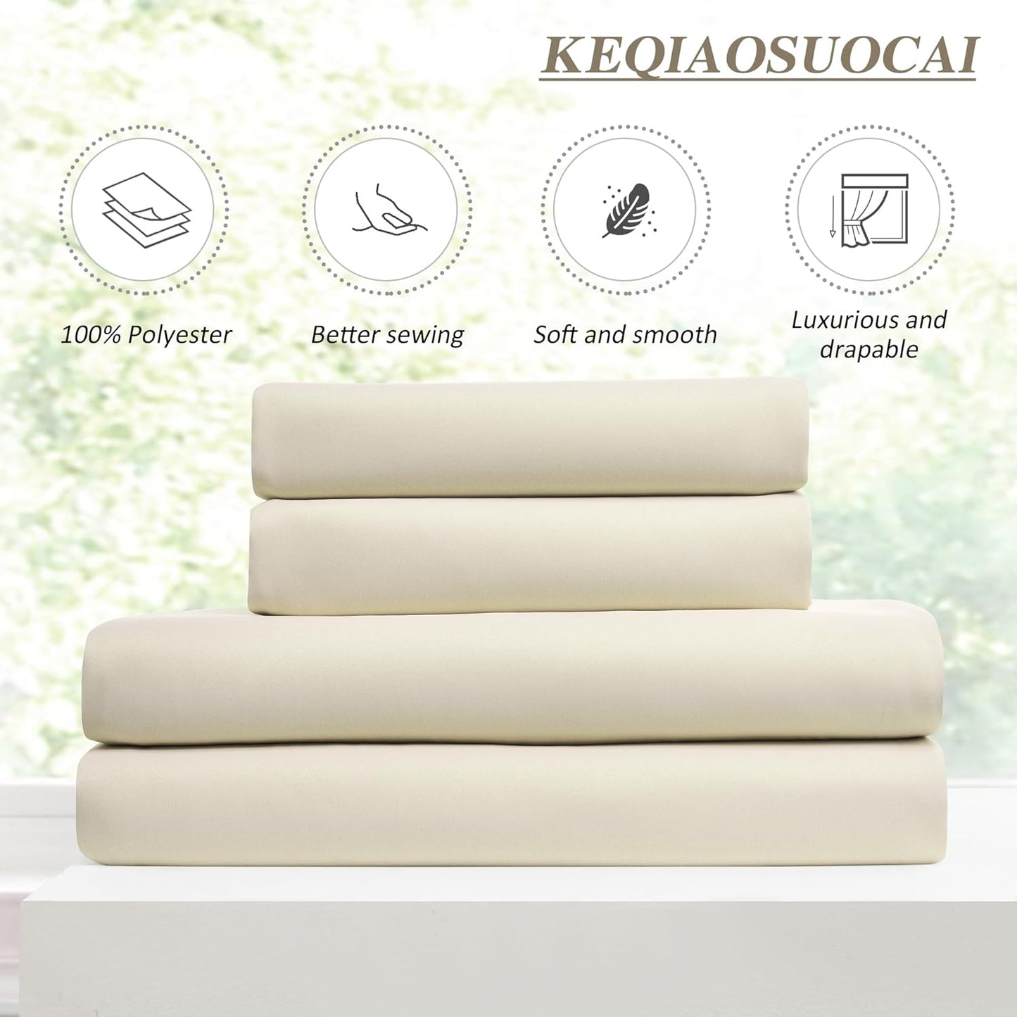 KEQIAOSUOCAI Pinch Pleated Curtains 138 Inches Long,Memory Shape Room Darkening Soundproof Window Curtains with Hooks for Bedroom Living Room Track System 40 x 138 x 2 Panels