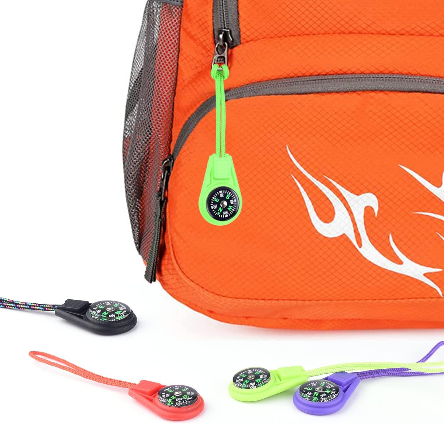 Mini Compass for Kids Compass Keychain，Button Compass Bulk kit，Paracord Hiking Survival Small Compasses，Kids Scout Compass.