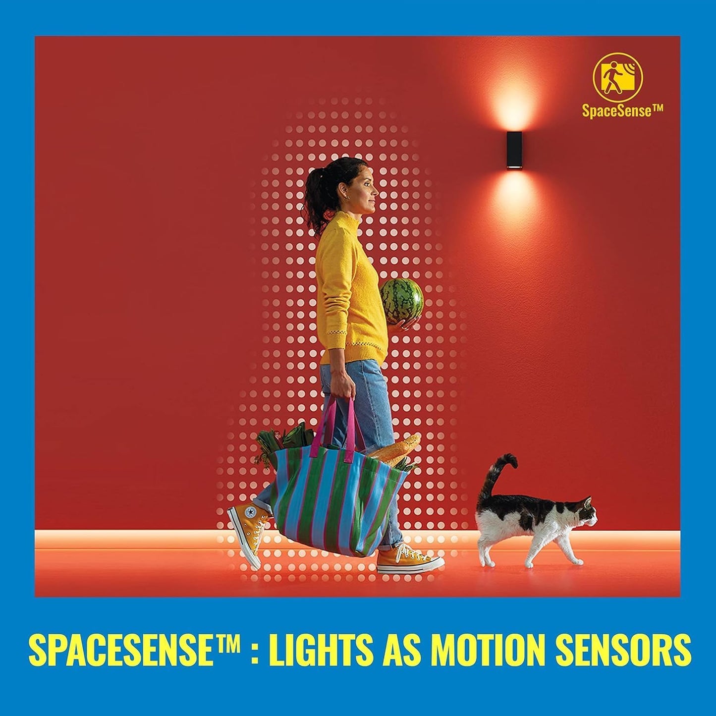 WiZ Connected 60W ST19 Tunable White Filament LED Smart Light Bulbs - Connects to Your Wi-Fi - E26 Smart Bulb - Control with Voice or App + Activate with Motion - Matter Compatible - 1 Pack
