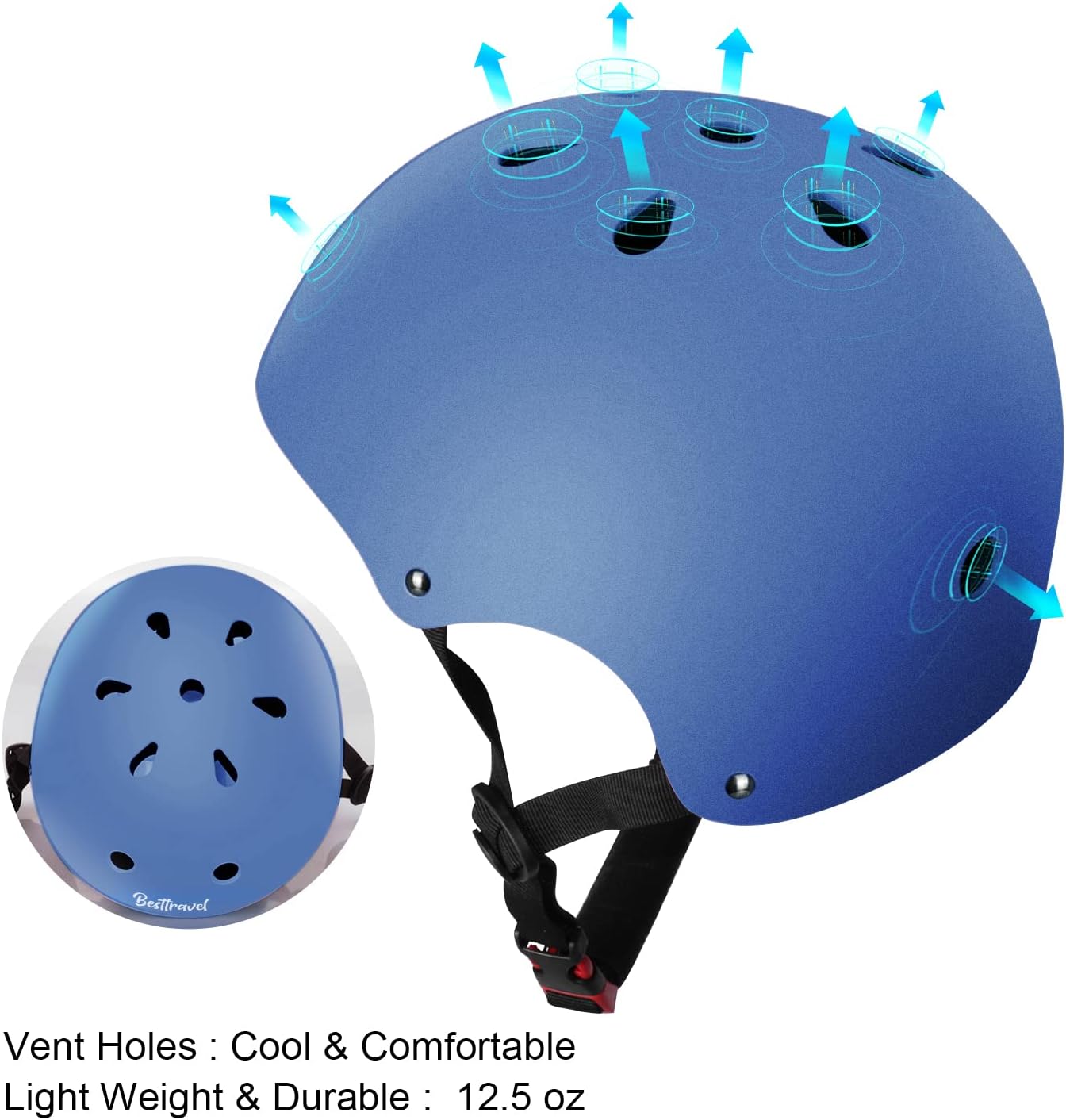 Kids Helmet, Toddler Adjustable Kids Ages 3-8 Years Old Boys Girls Multi-Sports Safety