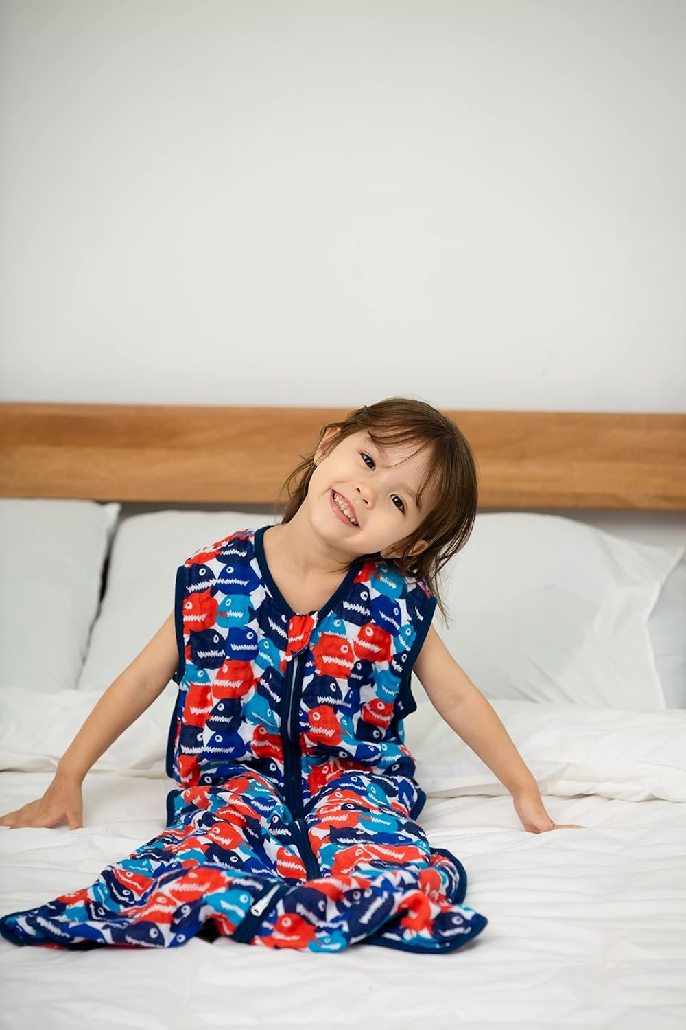 Baby Sleep Sack 2-4 T Boys & Girls Wearable Blanket 100% Organic Cotton 0.5 TOG Toddler Sleeping Sack 2- Way Zipper X-Large